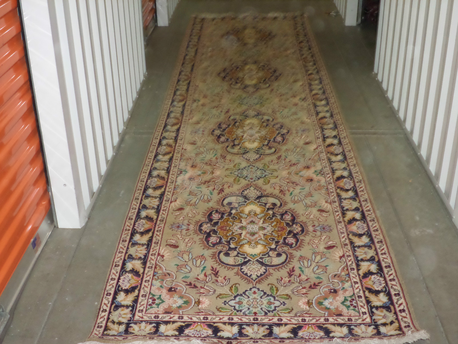 SUPER HAND KNOTTED ORIENTAL RUNNER RUG 100% WOOL PILE 3′ 3″ X 13′ SKU# P11776