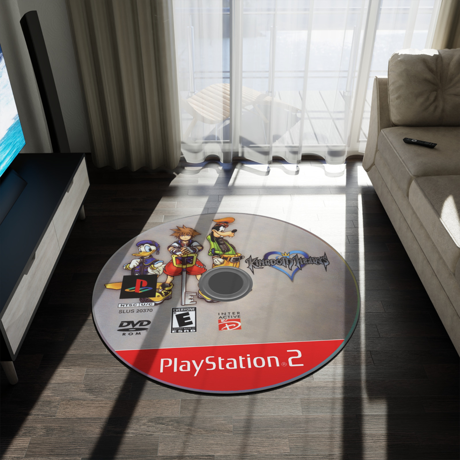 kingdom hearts rug, Kingdom Hearts Gift, keyblade, riku, sora, gaming room decor