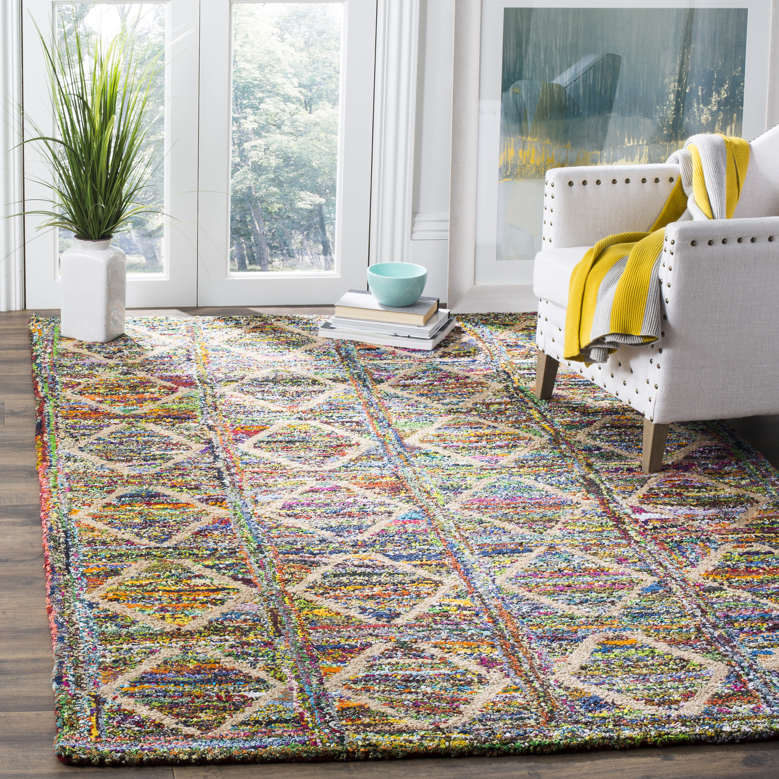 Safavieh Multi Nantucket Cotton Area Rug – NAN440A
