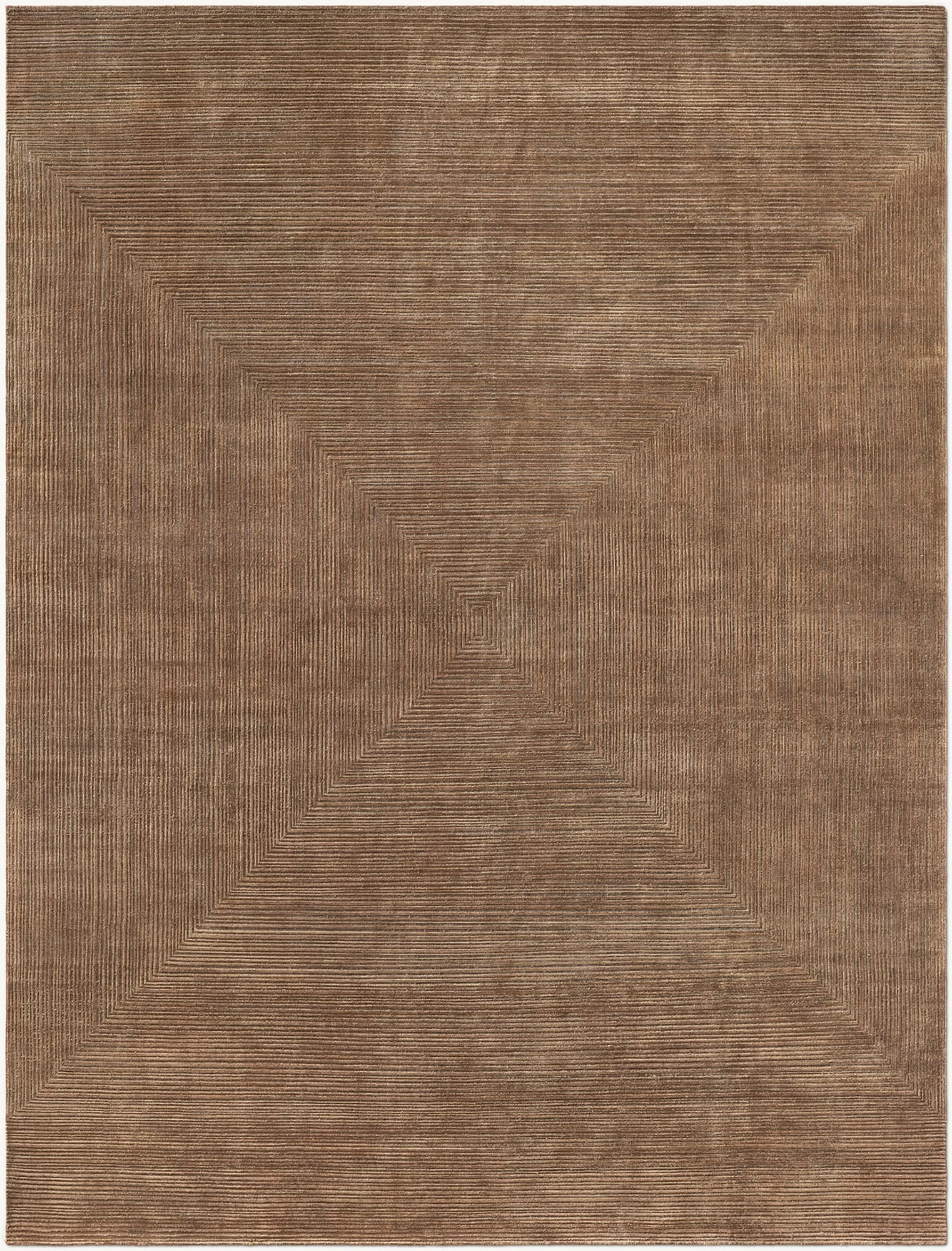 New Color Burnt Caramel Moroccan Berber Wool Rug Handmade Design Carpet Rug