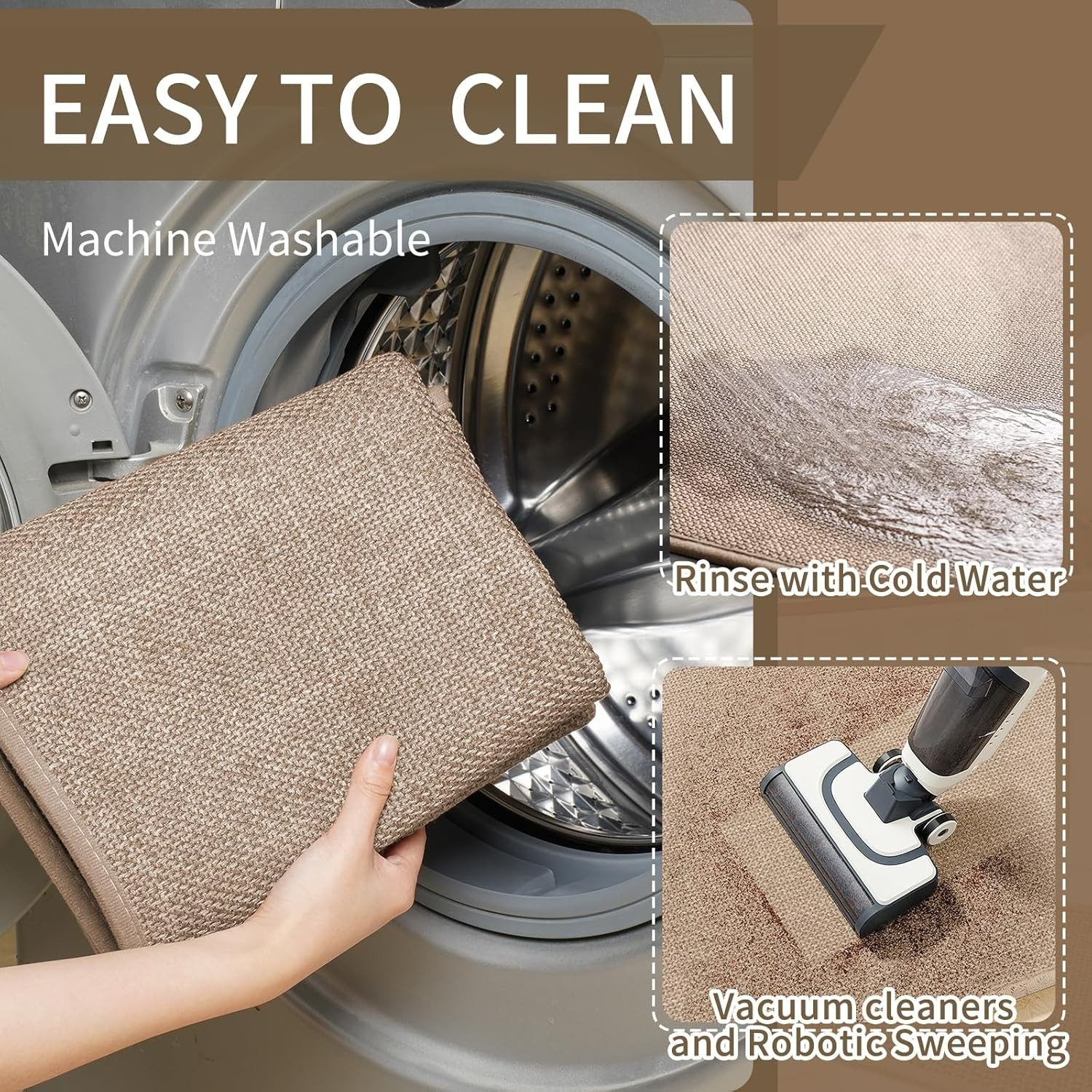 Absorbent Kitchen Mat – 17″x30″ Washable & Non-Slip for Front of Sink Elegance