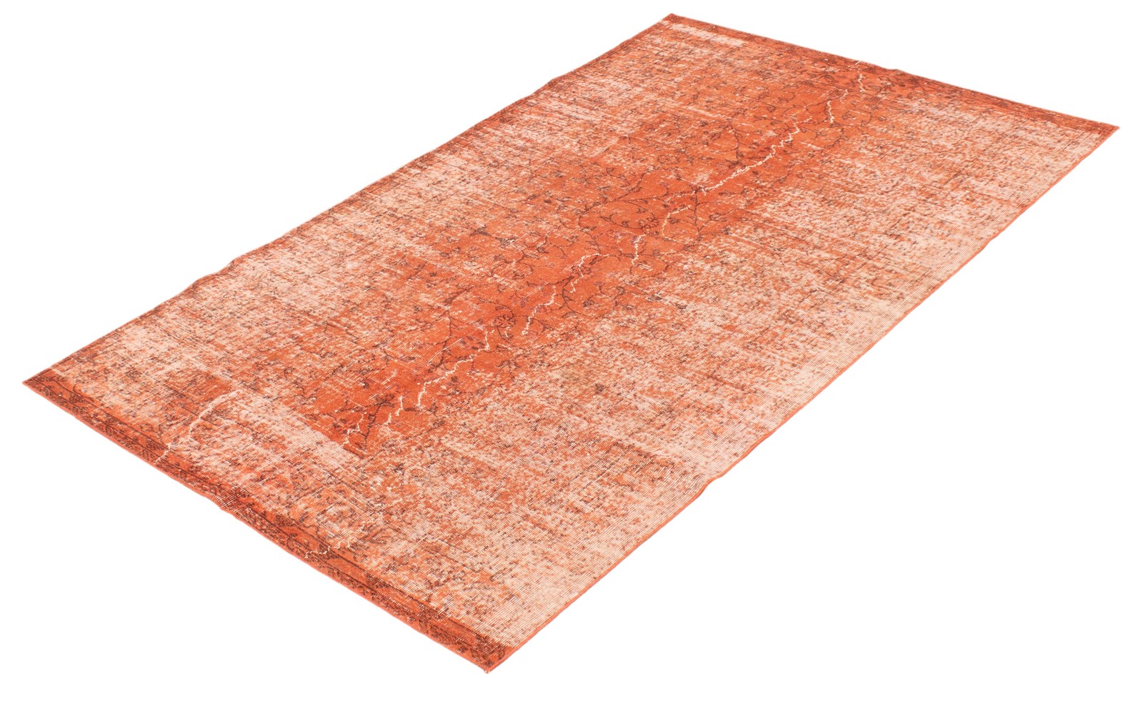Traditional Hand-knotted Area Rug 5’1″ x 8’2″ Copper Oriental Carpet