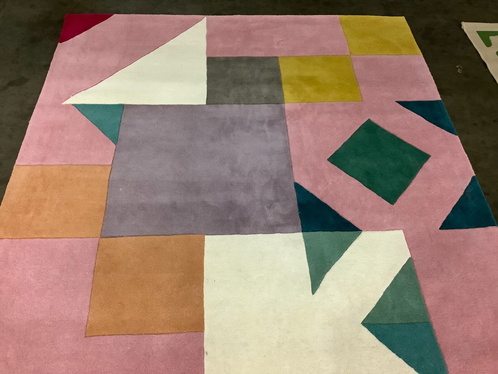 PINK / MULTI 6′ X 9′ Back Stain Rug, Reduced Price 1172665069 FTV118A-6