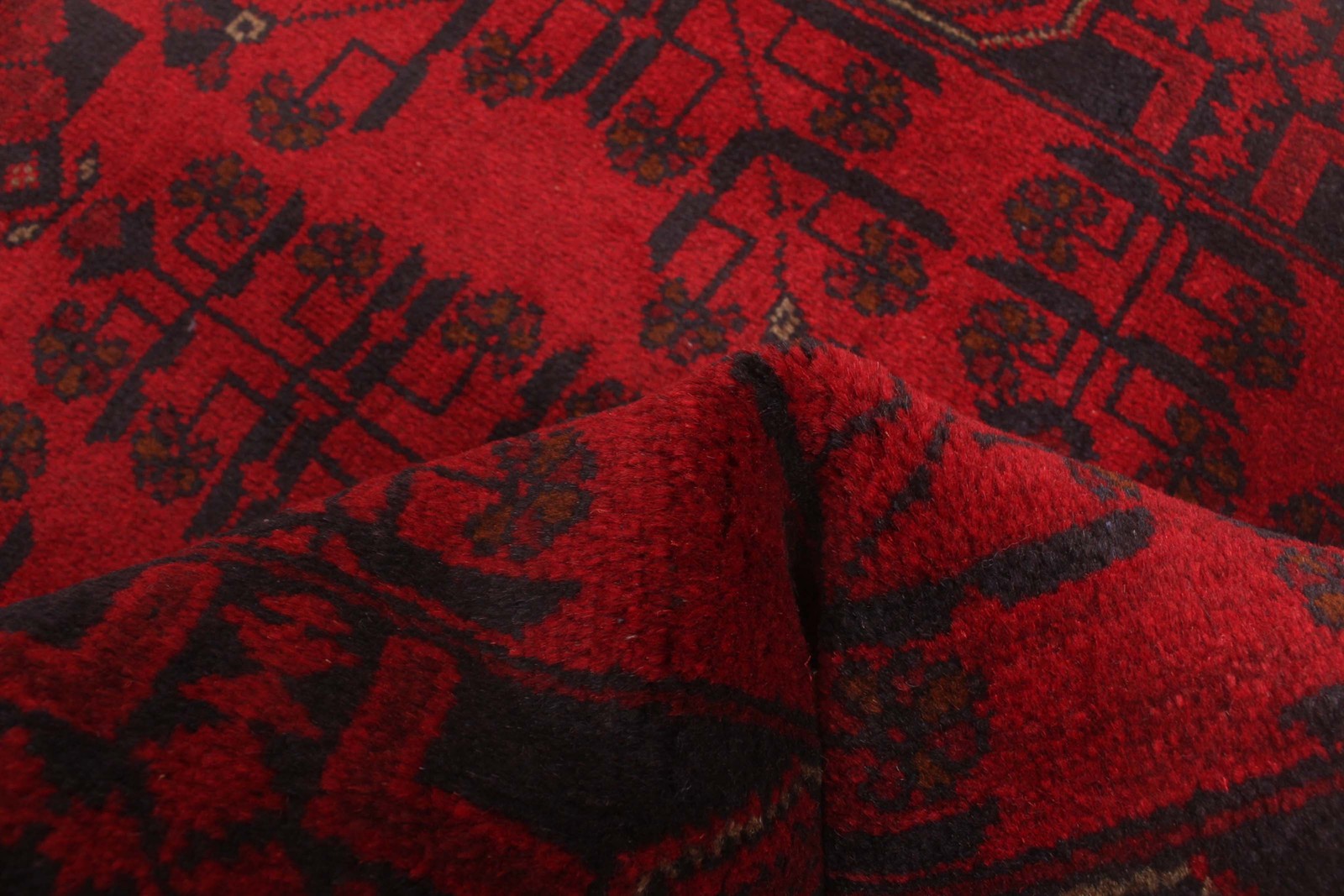 Traditional Red Hand-knotted Oriental Carpet 2’6″ x 3’11” Wool Area Rug
