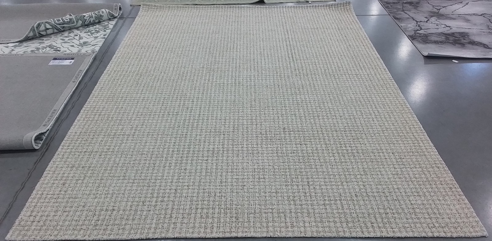 BEIGE / GOLD 8′-0″ x 10′-0″ Back Stain Rug, Reduced Price 1172782130 EBN609B-8