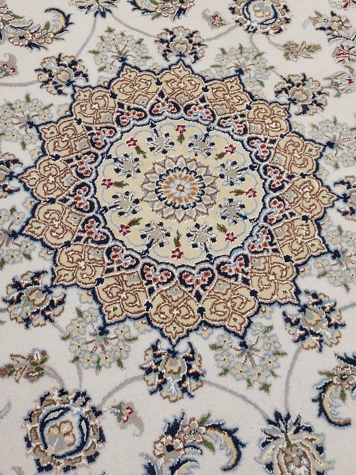 Turkish Silk&Wool Hand Made Bohemian Royal Classic Design, Turkish Rug 5.5×8 Ft
