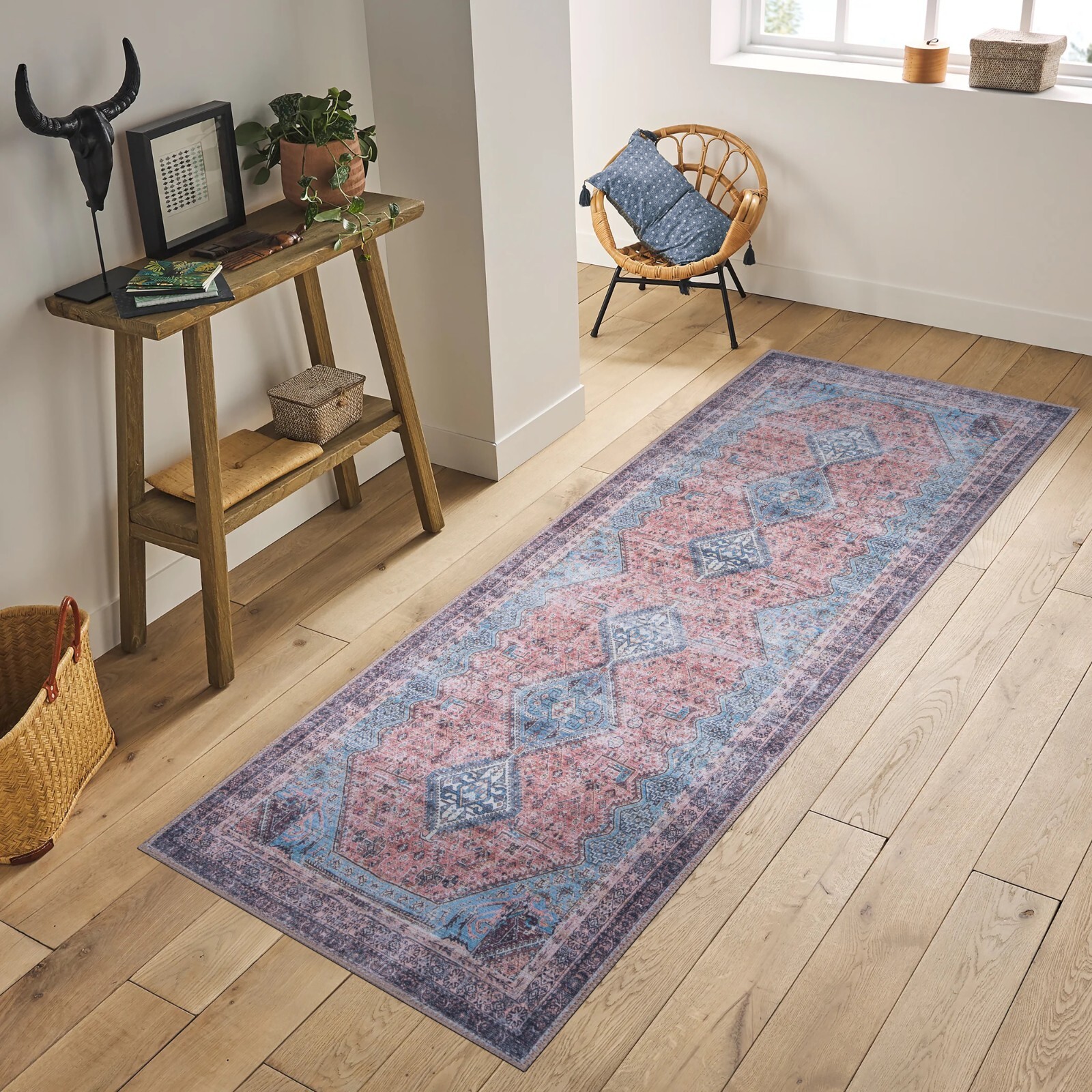 Perga Rugs Machine Washable Area Rug for Living Room, Bedroom, Bathroom, Kitchen