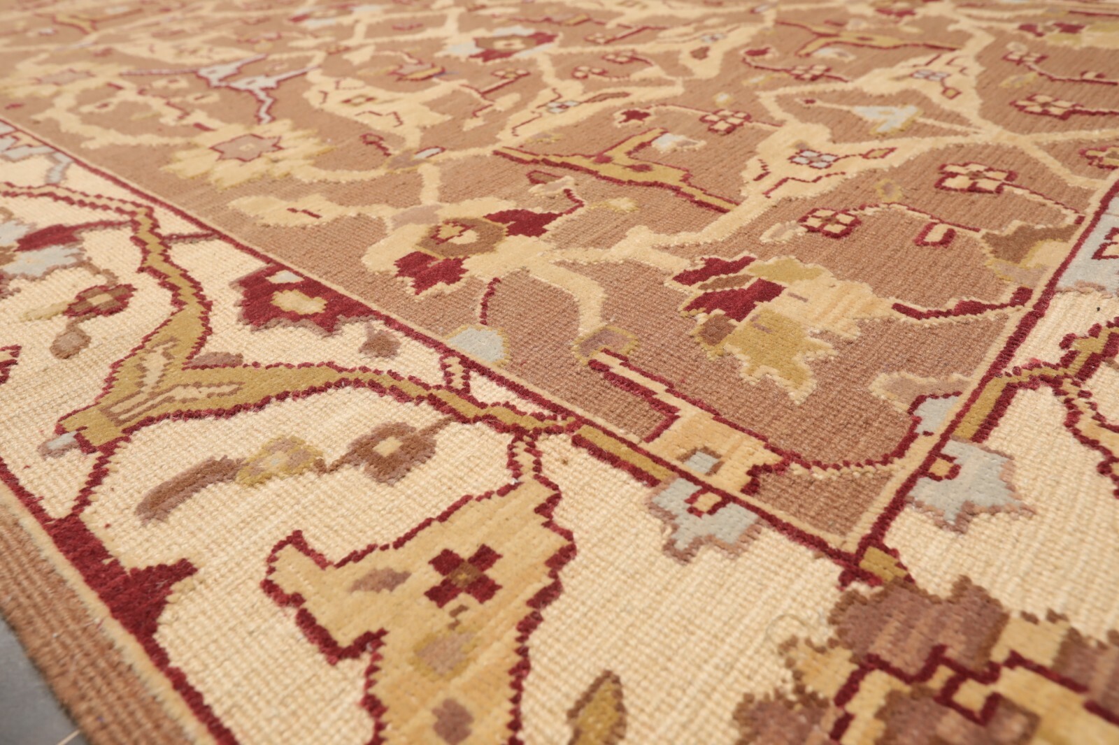3’10” x 5’10” Nourison Nourmak Hand Knotted Wool High Low Pile Area Rug 4×6