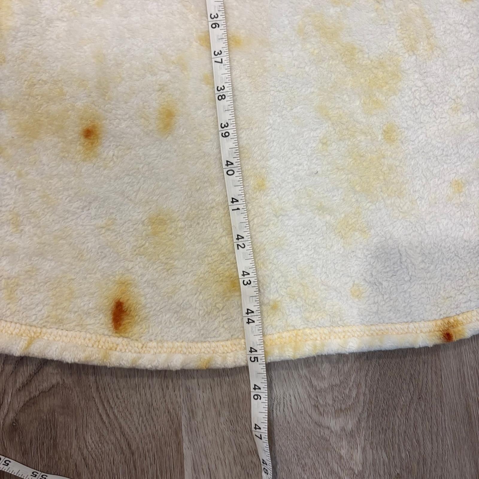 Round Tortilla Blanket Burrito Wrap 45 in Throw Blanket Soft Fluffy Novelty Gift