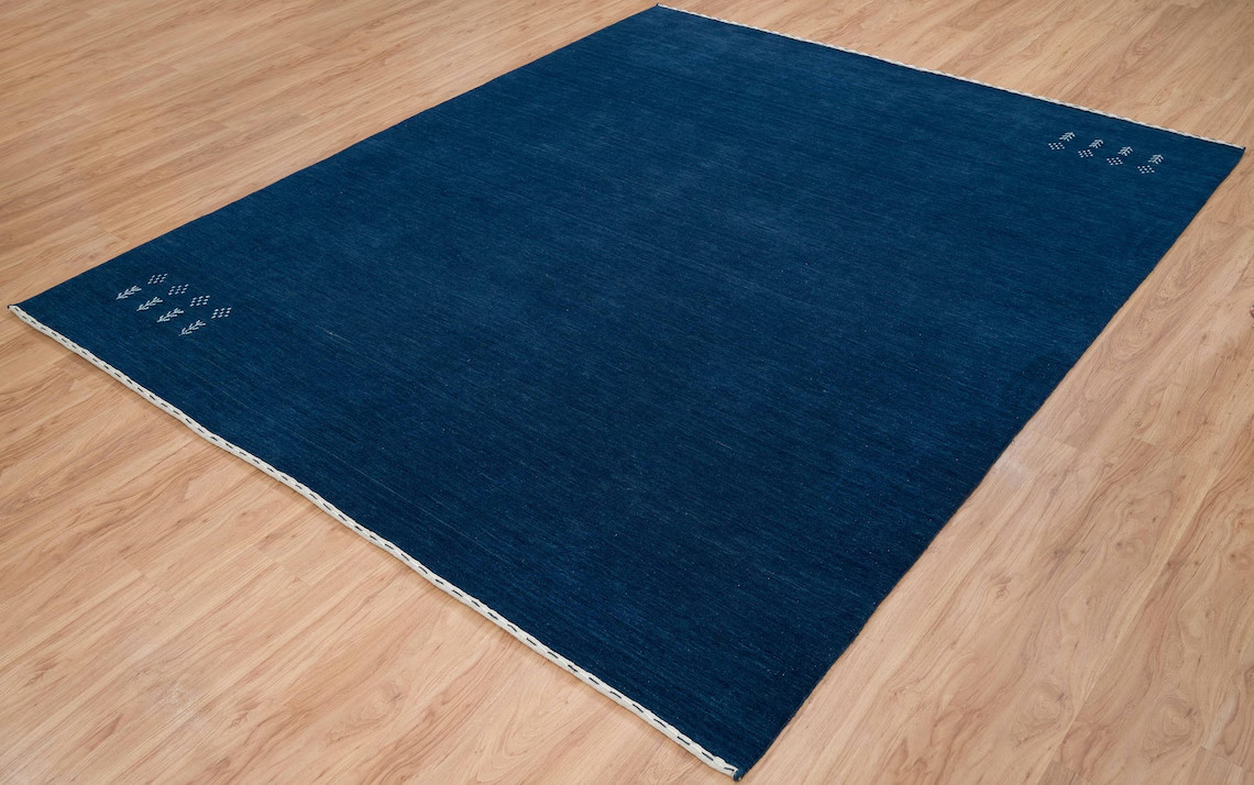 New Gabeh Hand Knotted Rugs Modern Luxurious carpet Living Room Area Rug Blue