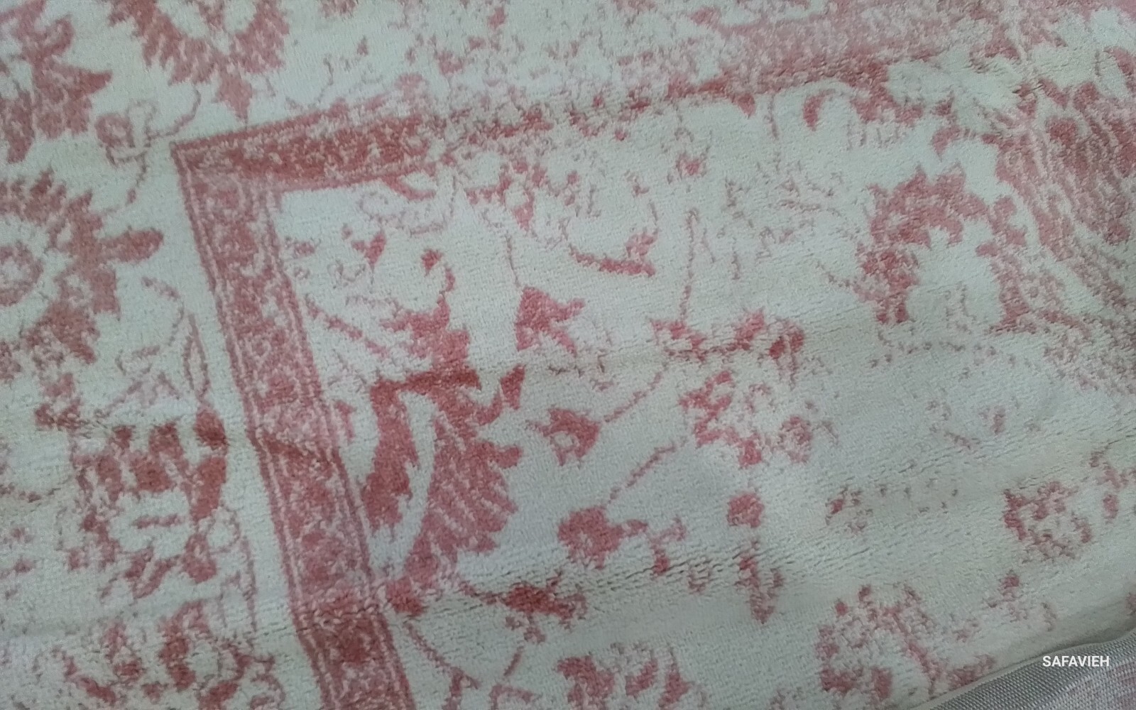 IVORY / ROSE 8′-0″ x 10′-0″ Stained Rug, Reduced Price 1172771337 ADR109H-8