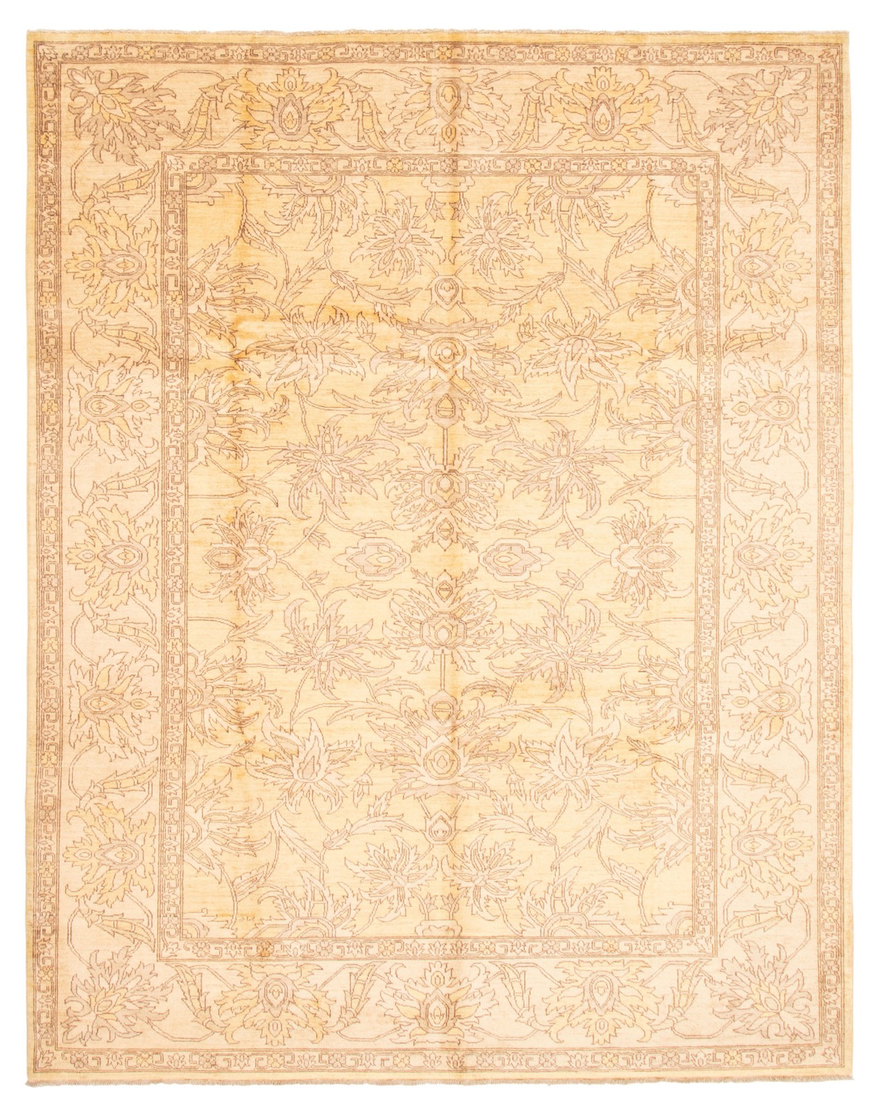 9’0″ x 11’6″ Hand Knotted Oriental Carpet Traditional Wool Area Rug