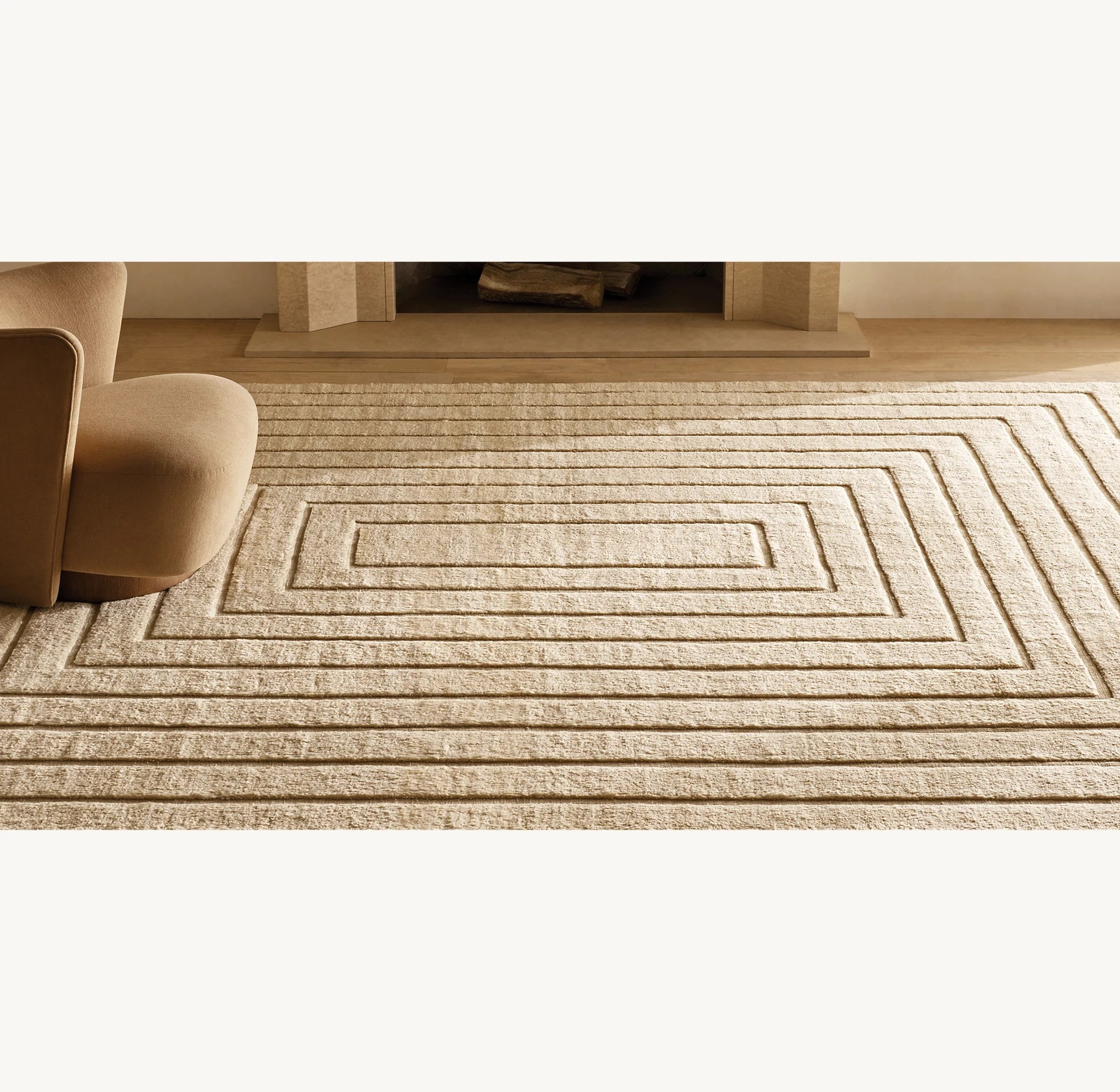 Handmade Color Burnt Caramel Moroccan Berber Wool Rug Luxury Design Carpet Rug