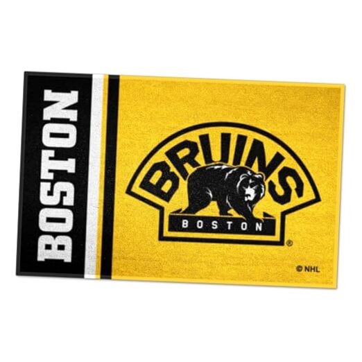 19254 Boston Bruins Starter Mat Accent Rug – 19in. x 30in. | Sports Fan Home