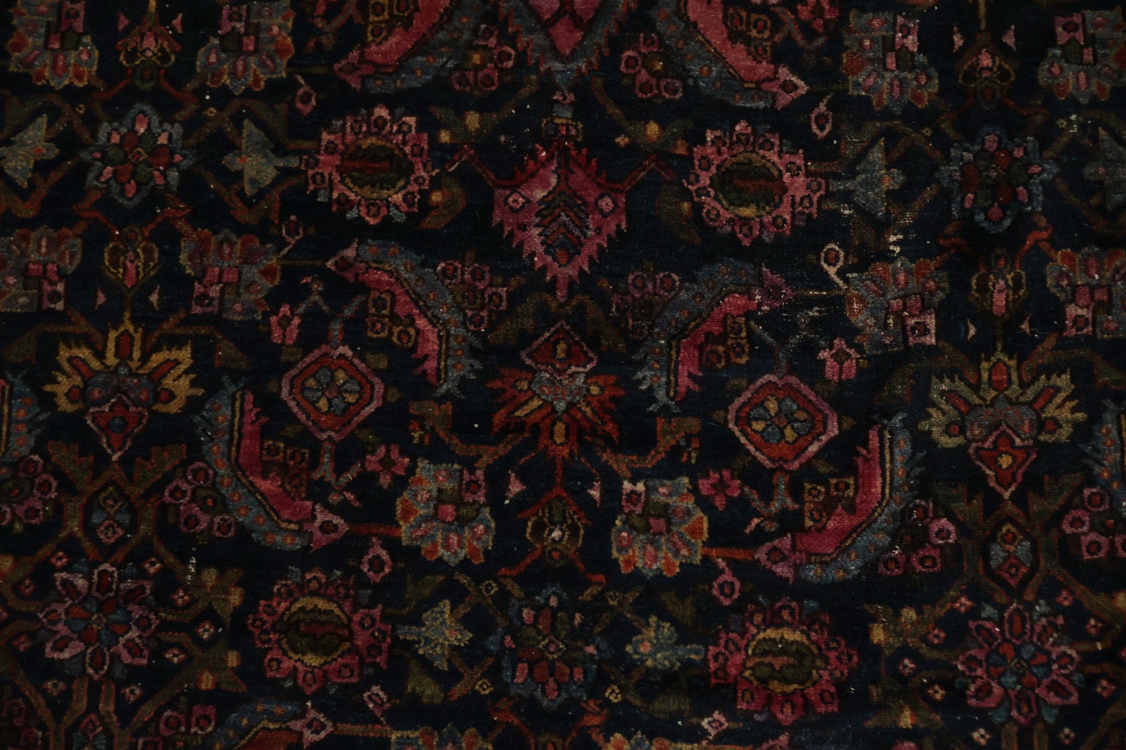 Palace Size Handmade Antique Rug 12×22 Vegetable Dye Pre-1900 Classic Carpet