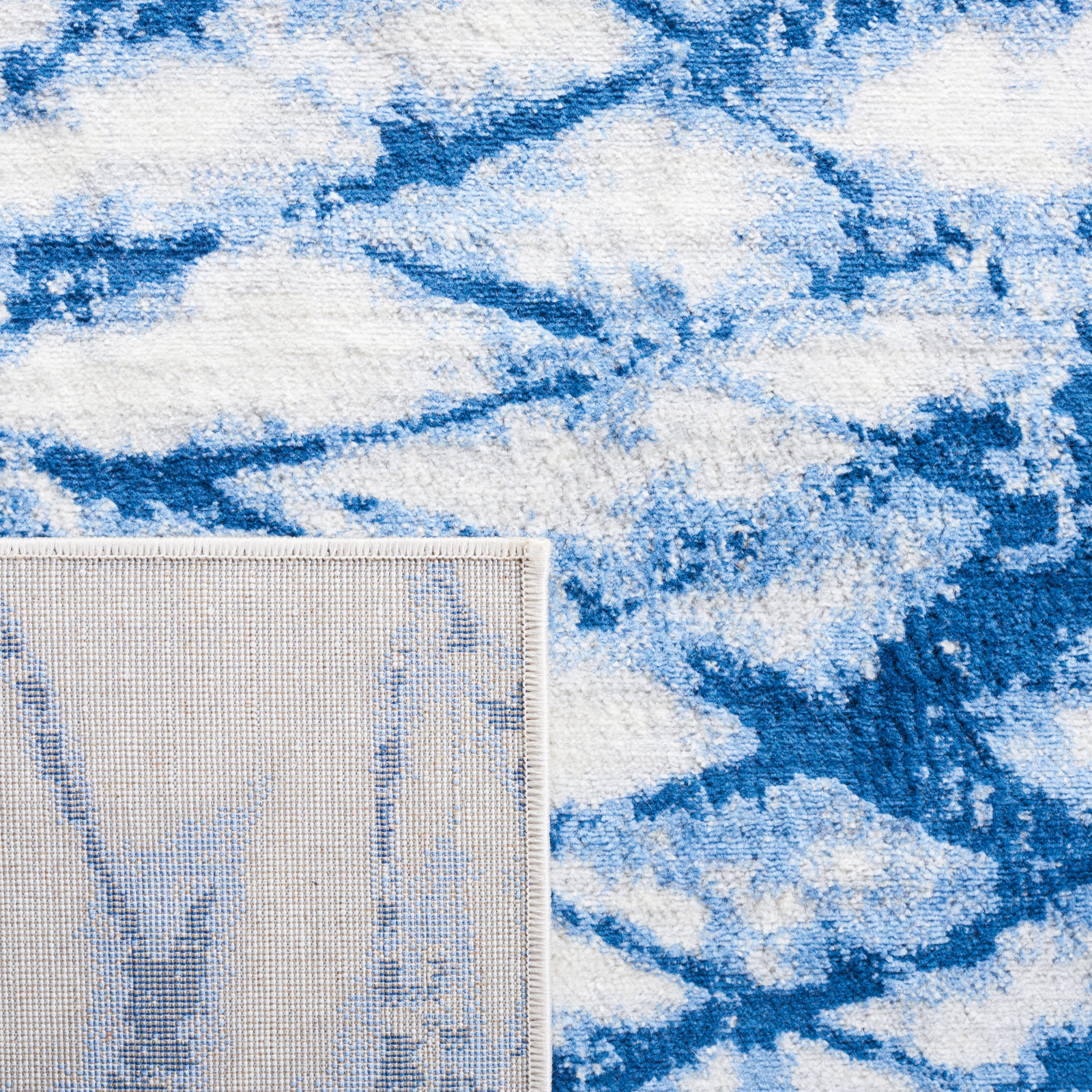 Safavieh Power Loomed Jasper Collection Navy / Ivory Area Rugs – JSP133N
