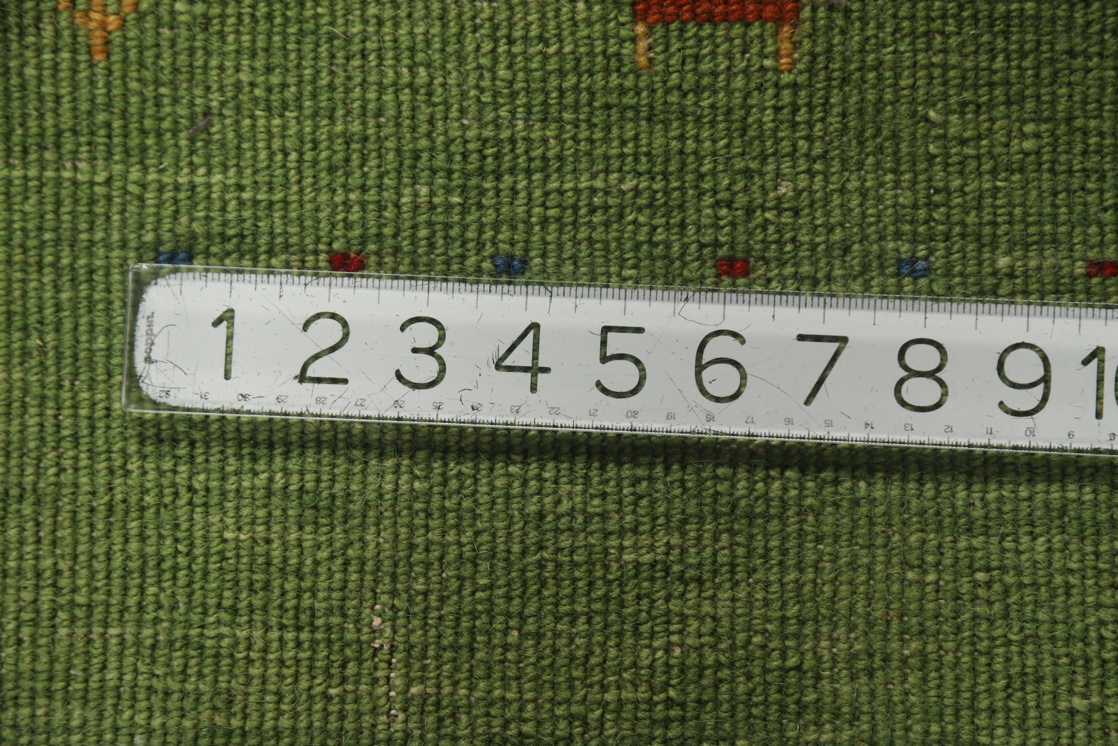 Soft and Plush Green Gabbeh Hand-knotted Wool Rug 5×8 ft.