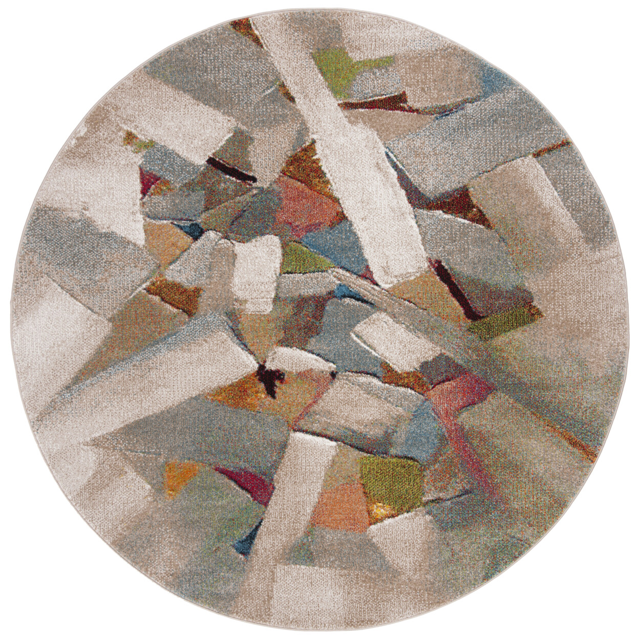 SAFAVIEH Porcello Collection PRL6937B Grey / Multi Rug