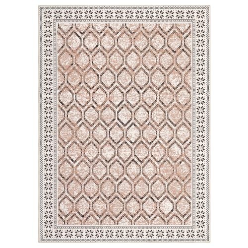 Modern Moroccan Area Rug, 3×5 Machine Washable Rug Carpet, 3×5 Stain