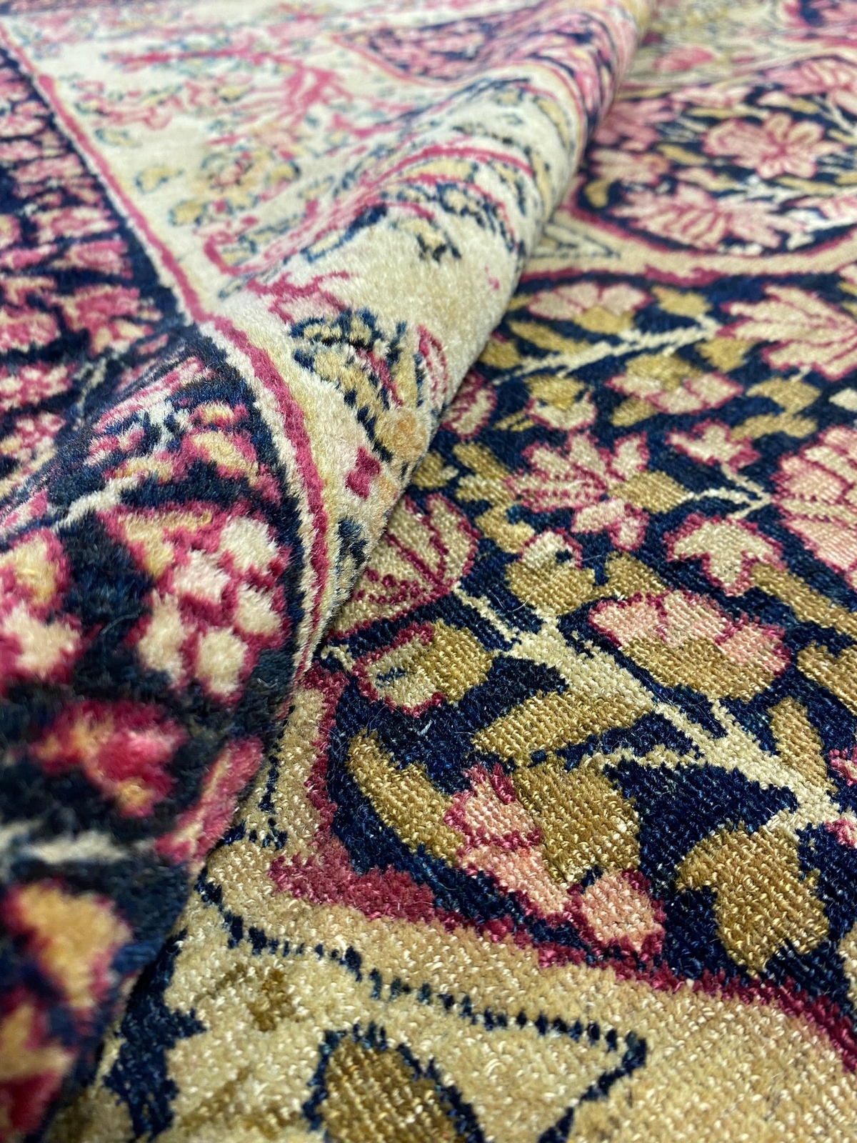 1900’s 10×13′ Authentic Antique Perrsian Kermaanshah Rug # F-6553