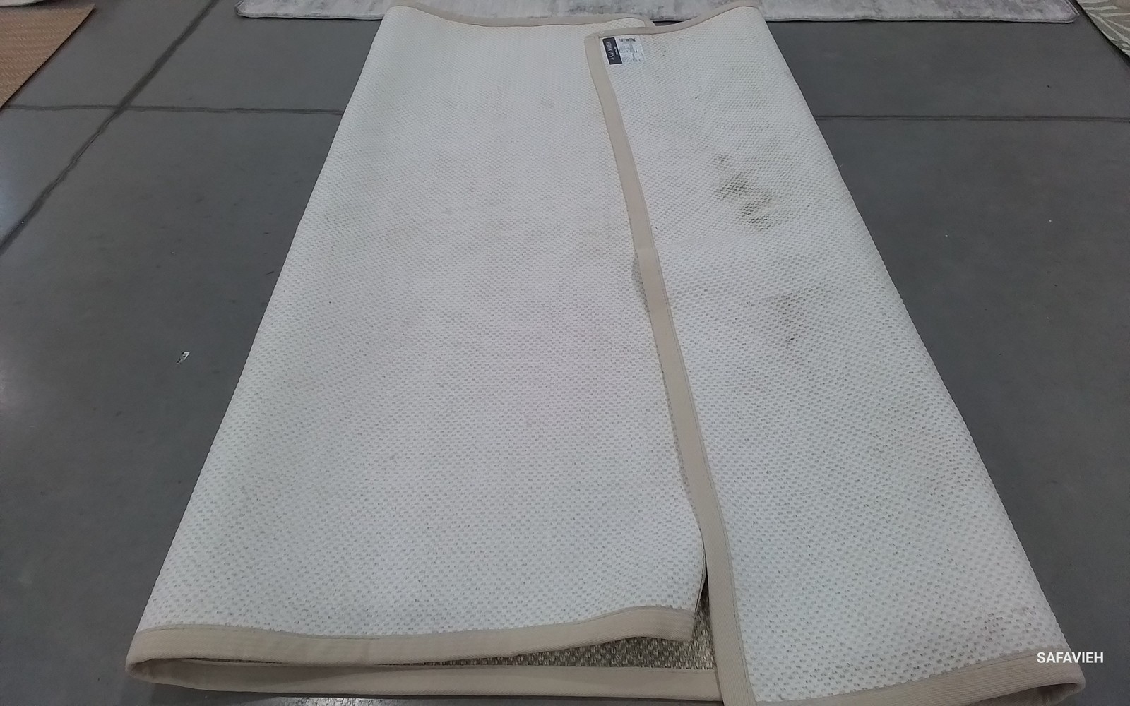 MARBLE / BEIGE 8′-0″ x 10′-0″ Back Stain Rug, Reduced Price 1172801616 NF143C-8