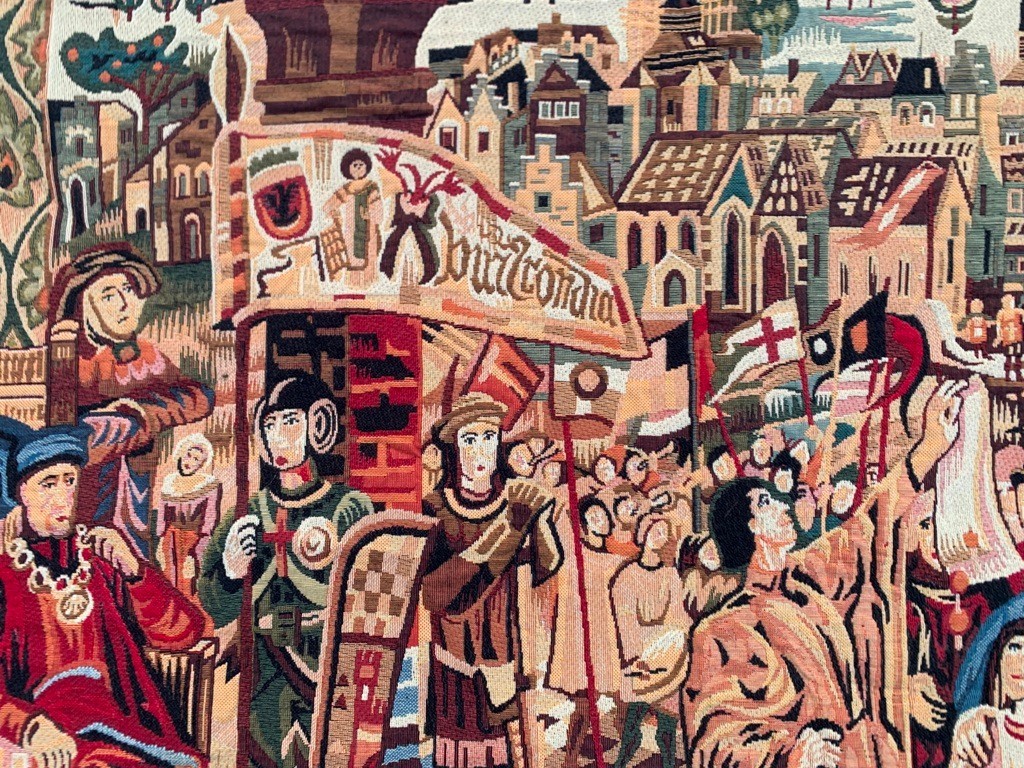 Vintage Tapestry, Royal French Tapestry Pictorial Tapestry Home Decor 2x3ft