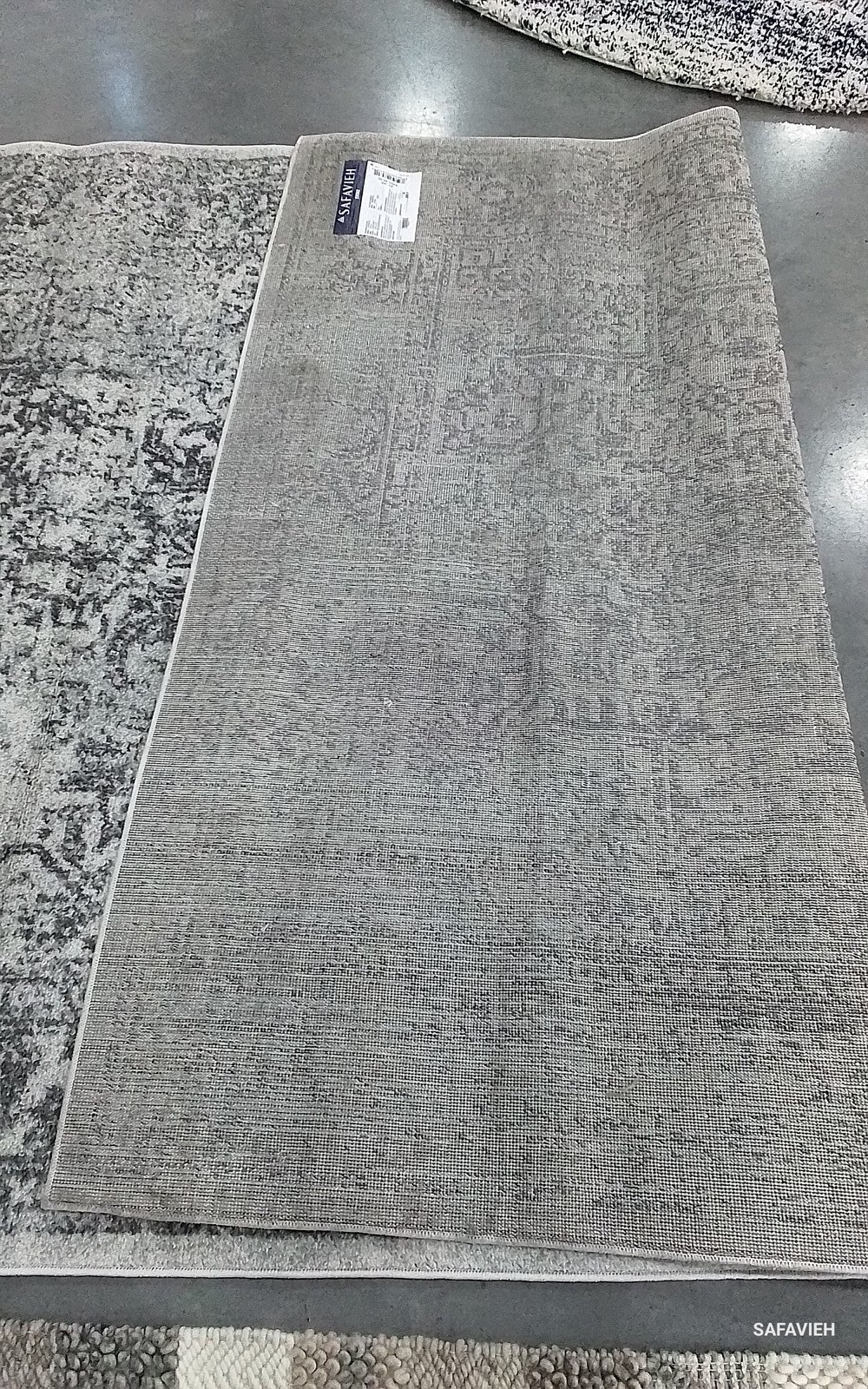 IVORY / TAUPE 6′-0″ x 8′-0″ Back Stain Rug, Reduced Price 1172798290 EVK256E-68