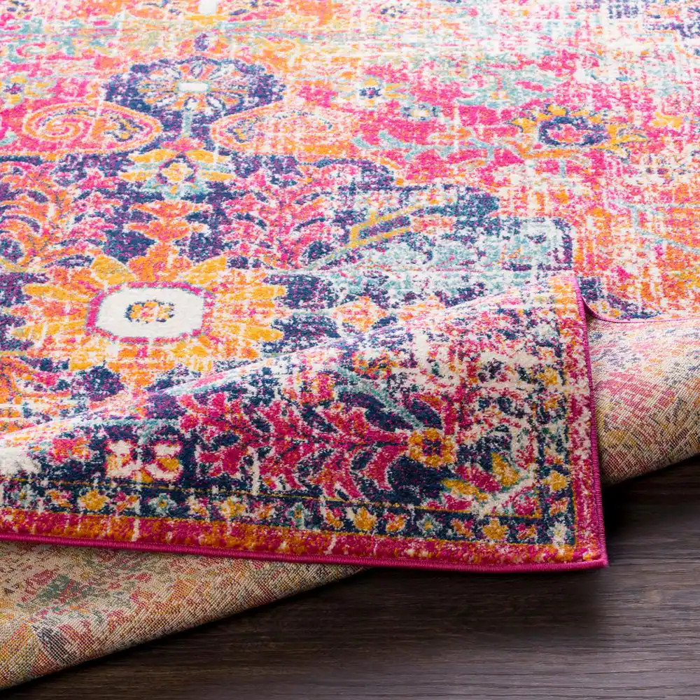 Demeter Burnt Orange/Purple 2 Ft. 7 In. X 7 Ft. 3 In. Runner Rug Free Shipping N