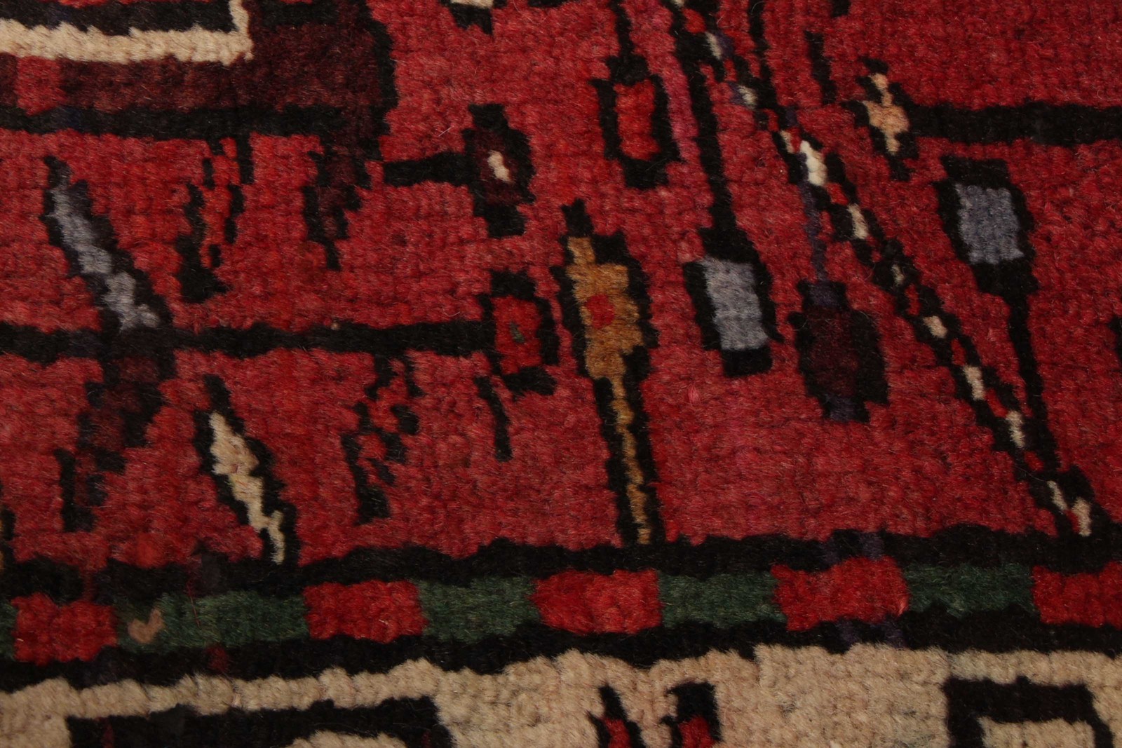 Vintage Hand-knotted Runner Rug 2’3″ x 8’6″ Traditional Oriental Wool Carpet