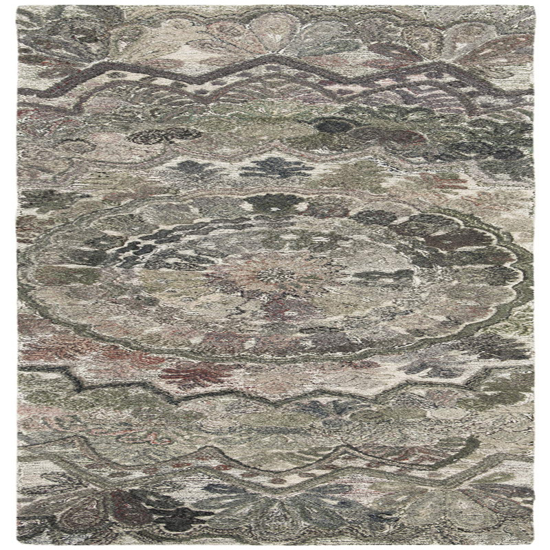 Safavieh Marquee Collection Runner Rug – 2 X 10 Grey Multi Handmade Mandala