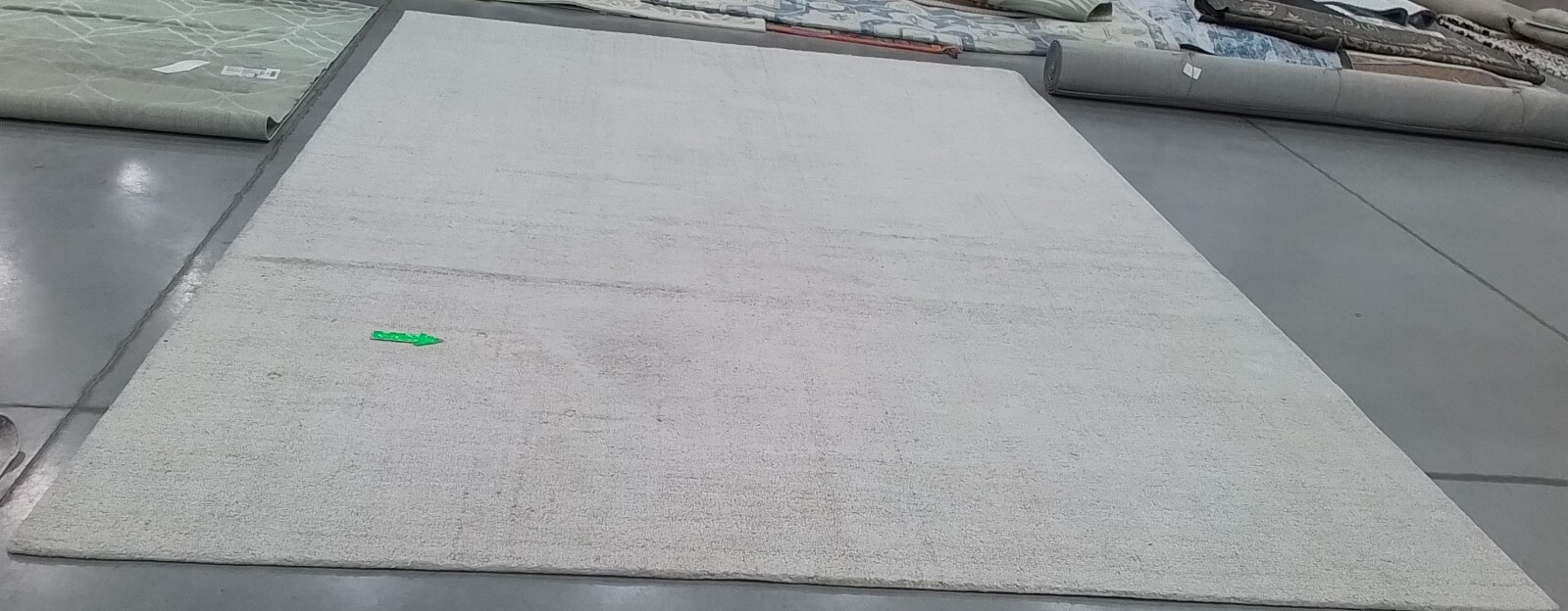 IVORY / BEIGE 10′ X 14′ Pressed Pile Rug, Reduced Price 1172760981 ABT141D-10