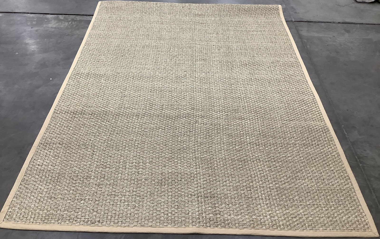 NATURAL BEIGE 9′-0″ x 12′-0″ Broken Thread Rug Reduced Price 1172685968 NF114A-9