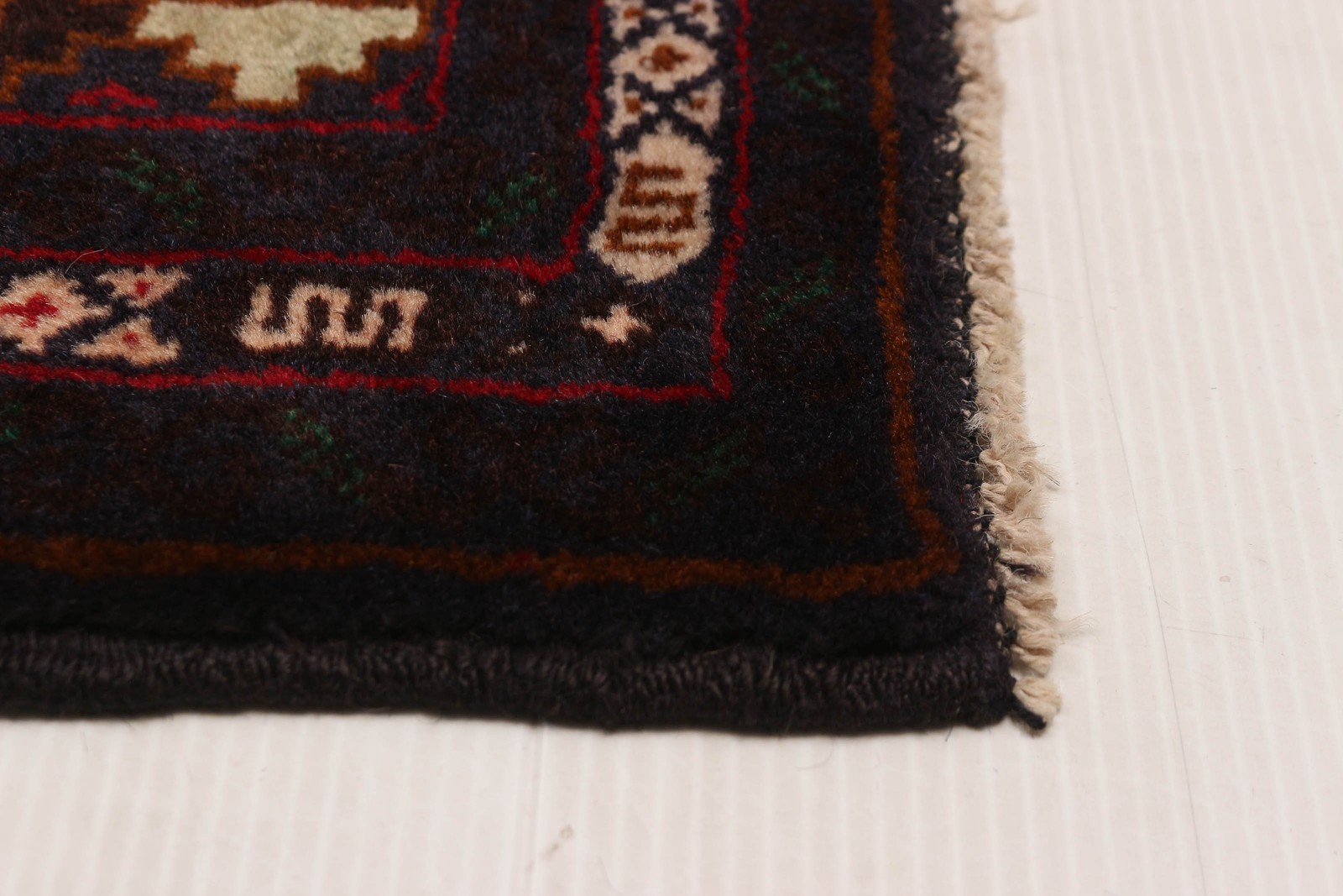 Vintage Traditional Hand-Knotted Area Rug 3’10” x 6’7″ Oriental Wool Carpet