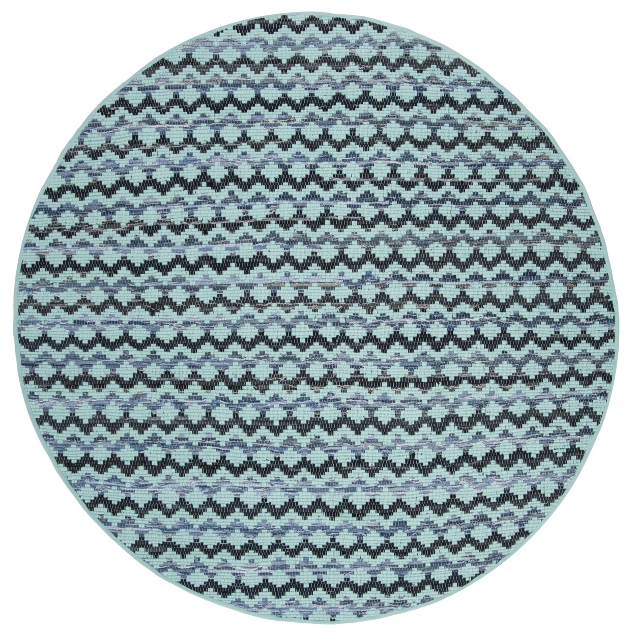 SAFAVIEH Montauk MTK120K Turquoise / Blue/Black Rug