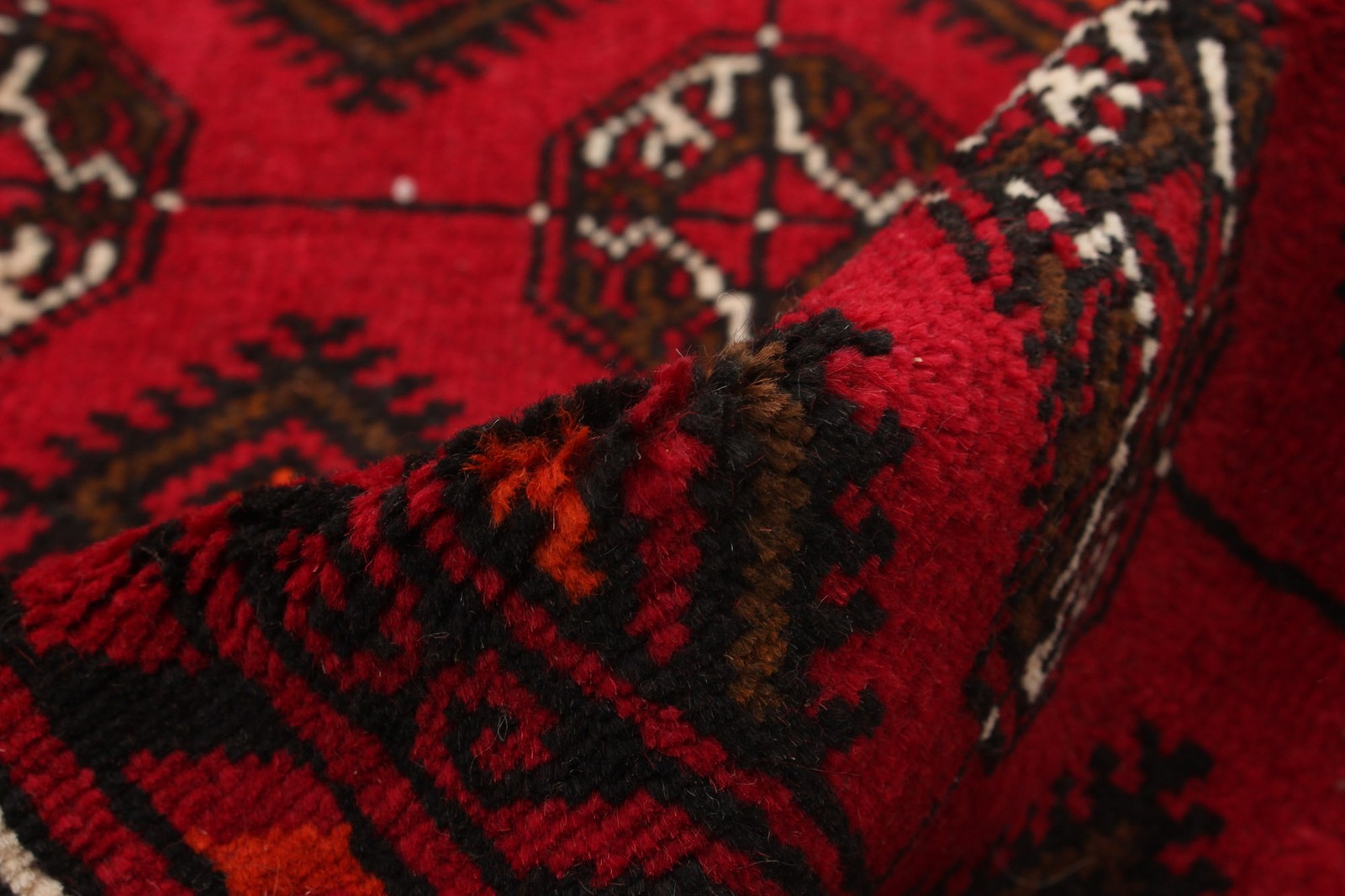Traditional Red Hand-knotted Oriental Carpet 4’0″ x 5’10” Wool Area Rug