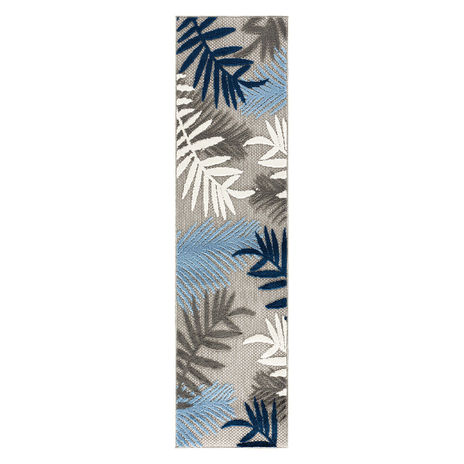 Rugshop 2×7 Outdoor Runner Rug Evora Palm Indoor Outdoor Rugs Hallway Floor Mat