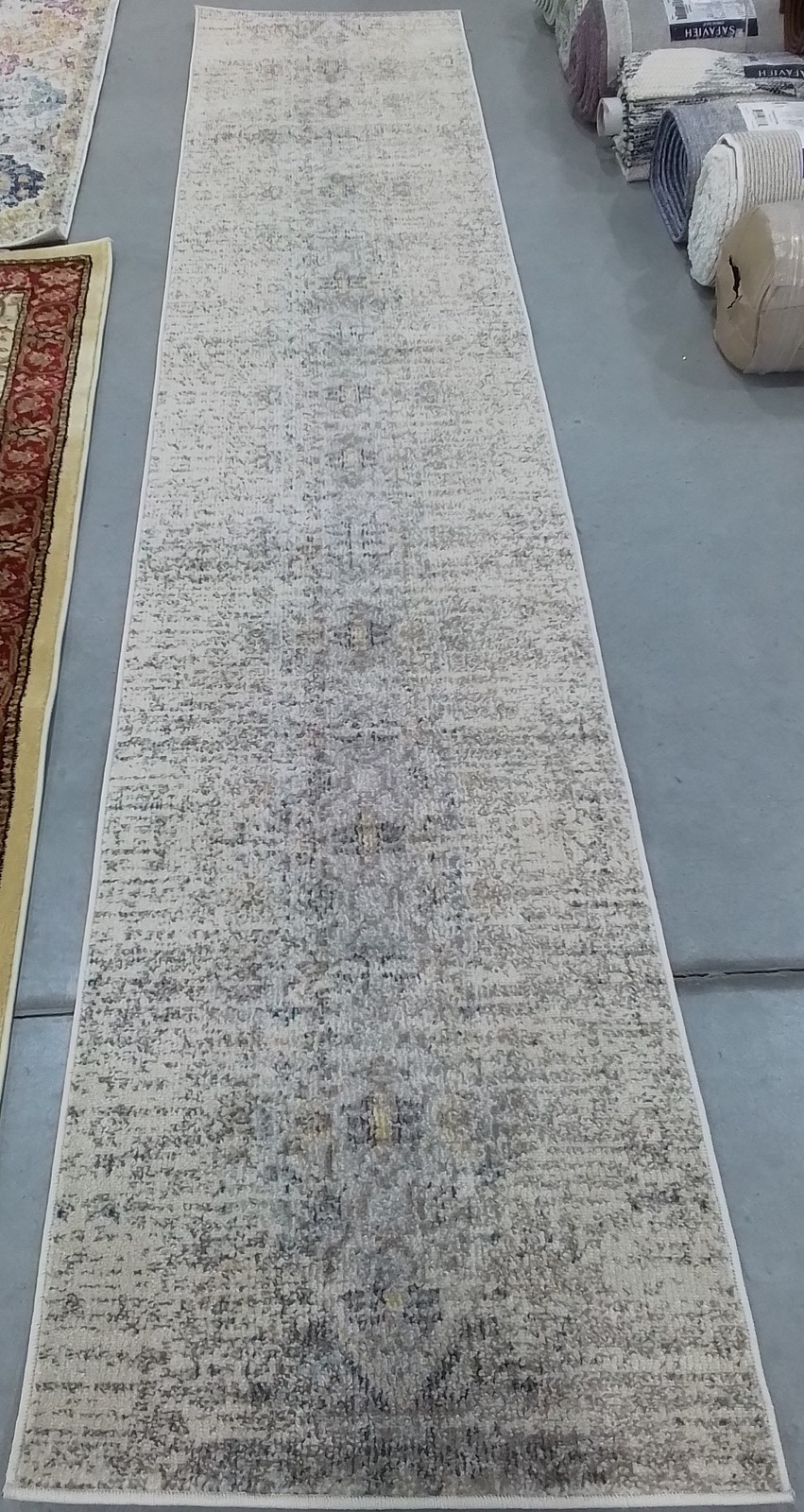 GREY / MULTI 2′-2″ x 10′-0″ Flaw in Rug, Reduced Price 1172791588 MNC209G-210