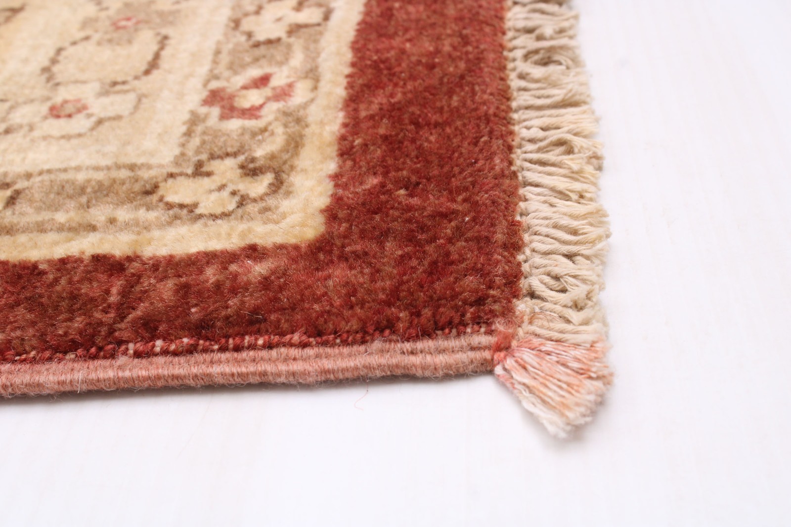 Traditional Dark Copper Hand-knotted Area Rug 9’6″ x 13’8″ Oriental Wool Carpet