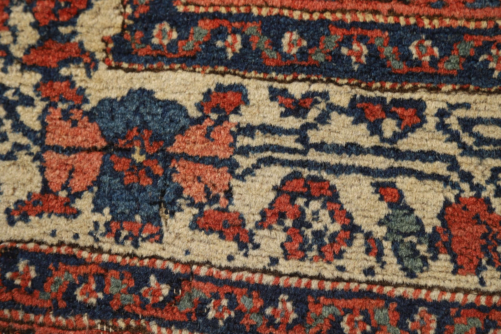 Vegetable Dye Antique Malayer Navy Blue Wool Hand-knotted Traditional Rug 5×6