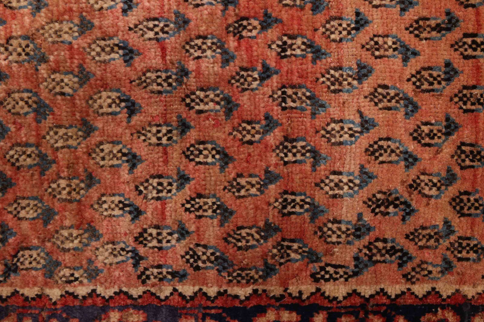 Traditional Vintage Hand-Knotted Area Rug 3’8″ x 6’3″ Oriental Wool Carpet