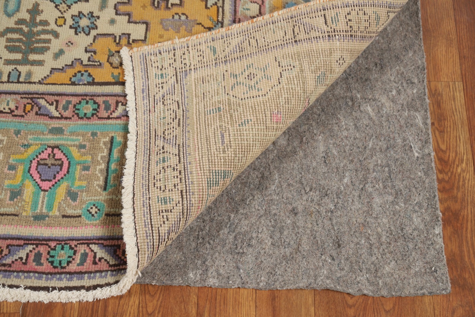 Turquoise Living Room Area Rug 7×10 Over-Dyed Wool Hand-knotted Geometric Carpet