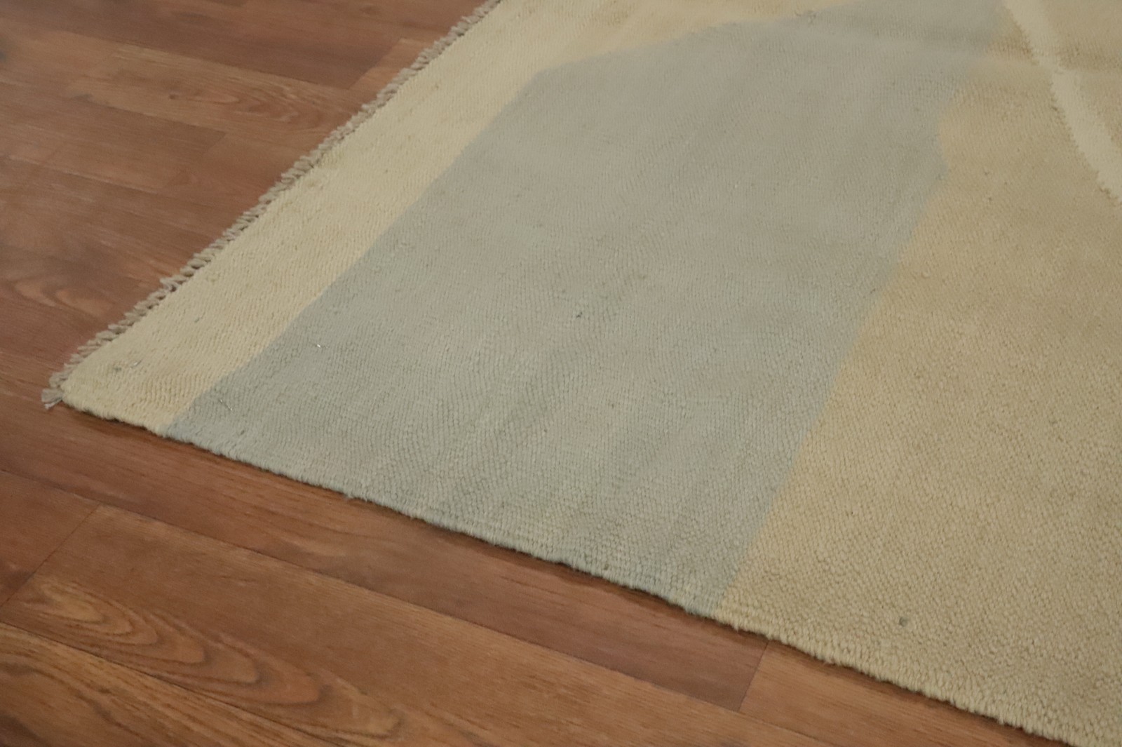 Reversible Hand Woven Oriental Wool Nomadic Soft Colors Kilim Area Rug 4×5 Ft