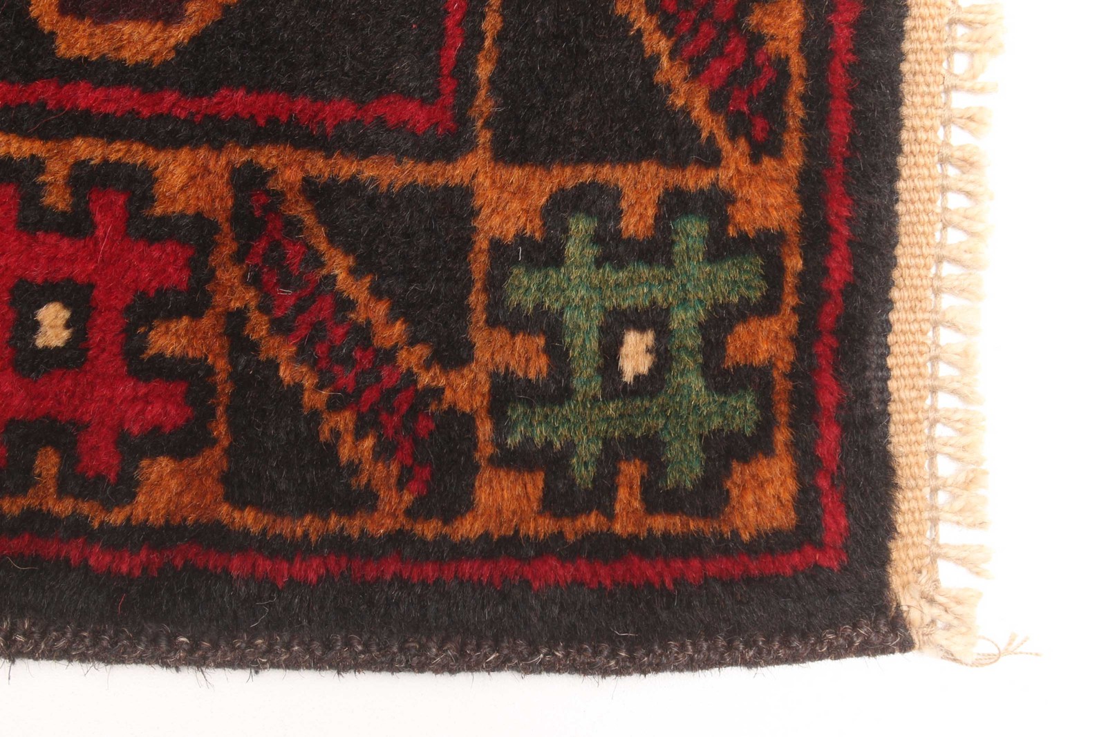 Vintage Traditional Hand-Knotted Area Rug 3’5″ x 6’2″ Oriental Wool Carpet