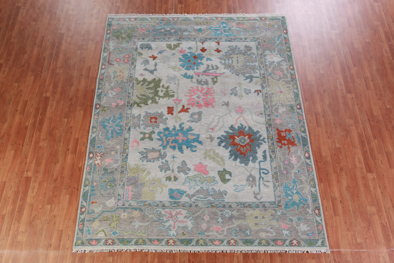 Luxurious Handcrafted Indian Living Room Rug Thick Plush 8×10 ft