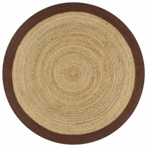 Carpet Jute Rug 100% Reversible Braided Style Modern Rustic Living Area Rug