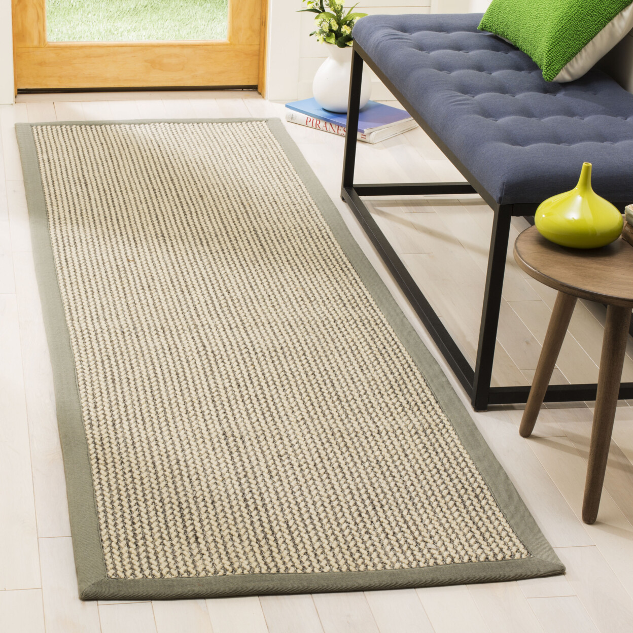 SAFAVIEH Natural Fiber Collection NF475A Grey Rug