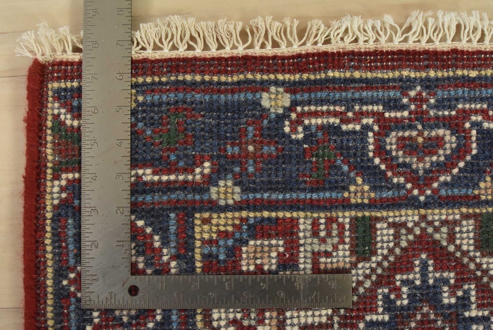 Heriz Rug 2’1” x 3′ Red Wool Traditional Hand-Knotted Oriental Carpet