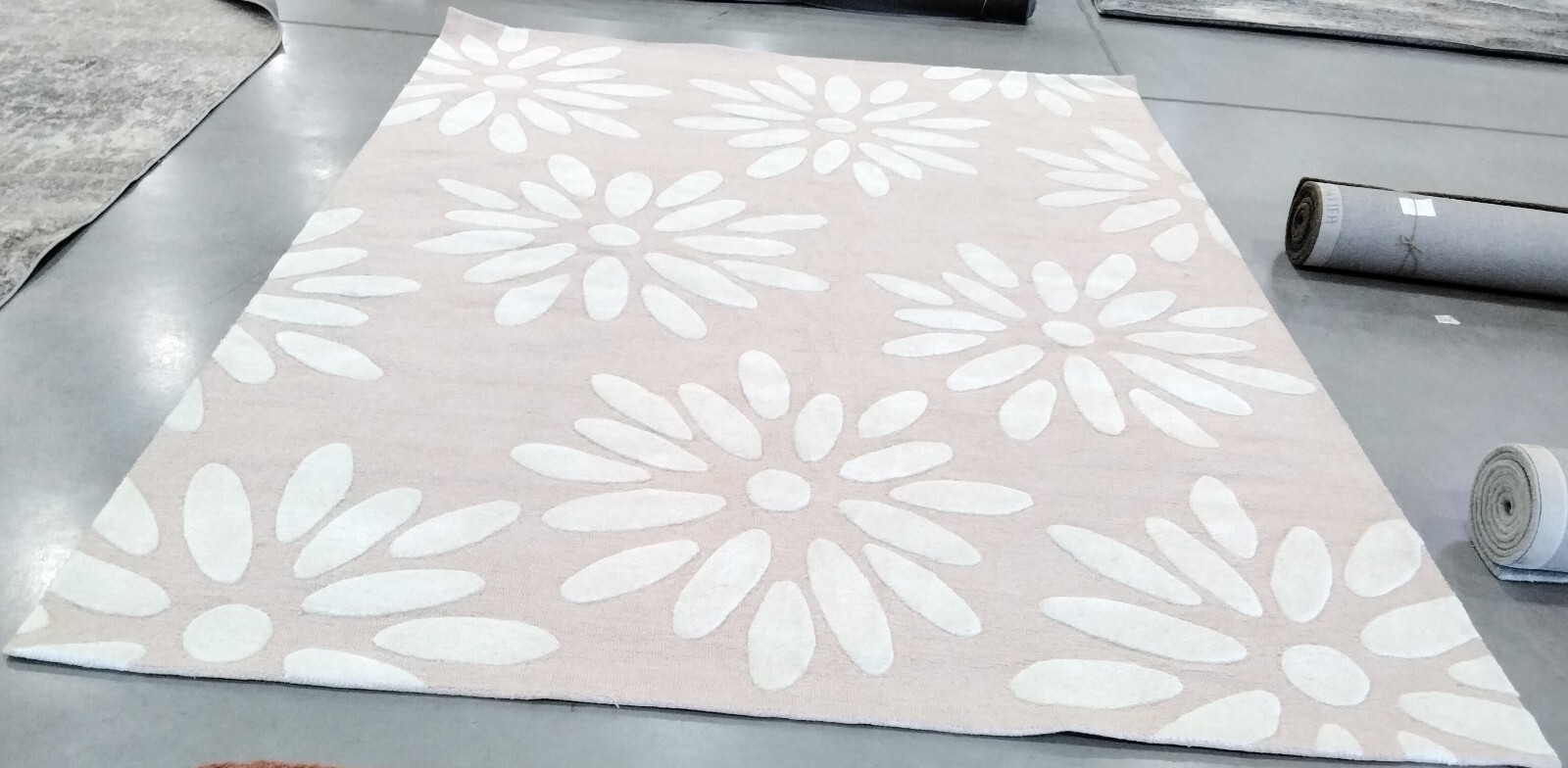 PINK / IVORY 8′-0″ x 10′-0″ Back Stain Rug, Reduced Price 1172764108 SFK914P-8