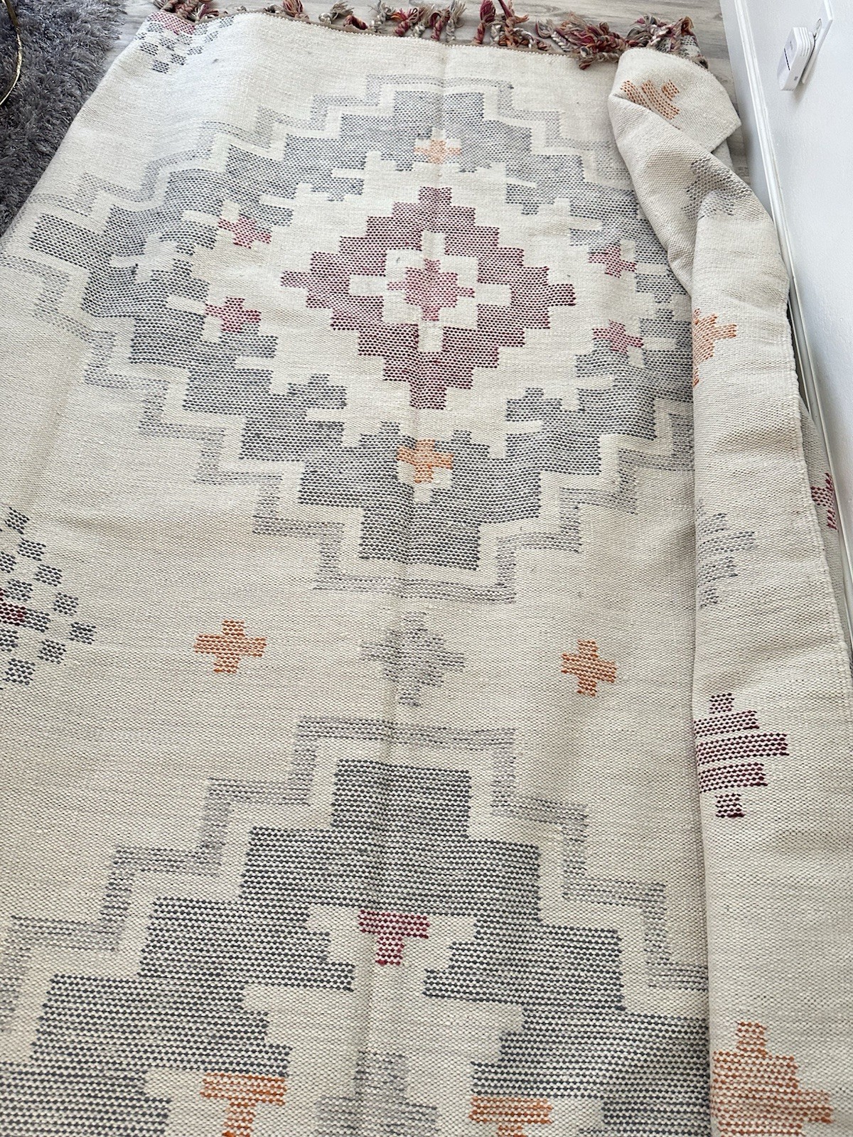 World Market Diamond Indoor Outdoor Rug 8ft x 10ft