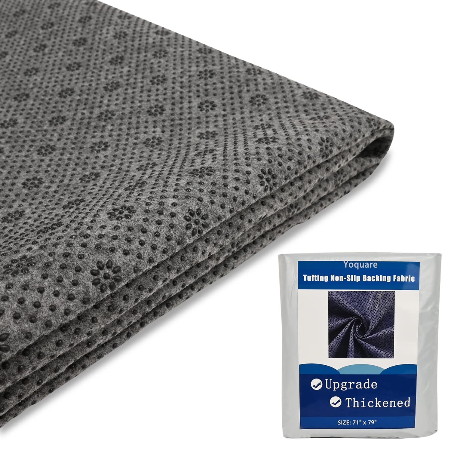 Non-Slip Tufting Cloth Thick Backing Fabric 2mm Thick More Wear-Resistant & T…